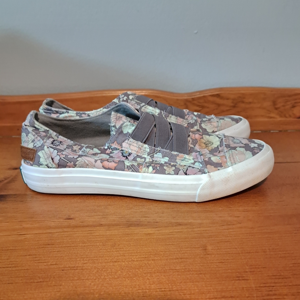 Blowfish Casual Floral Slip-On Sneakers Size 7.5